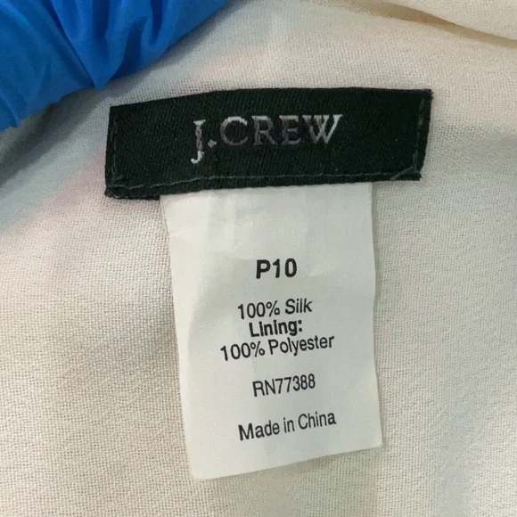 (8) 100% silk cream ivory bridal wear gown J crew - Picture 2 of 3